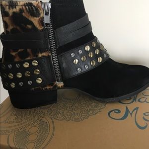 Brand New Naughty Monkey Studded Strap Boot